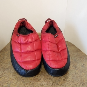 Joomra Traction Mules Slippers Fleece‎ Lined EUC Size 7 Warmth Winter Outdoors